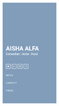 Mobile Screenshot of aishaalfa.com